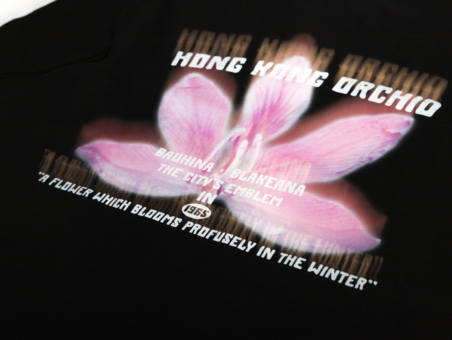 HONG KONG ORCHID TEE FL-003