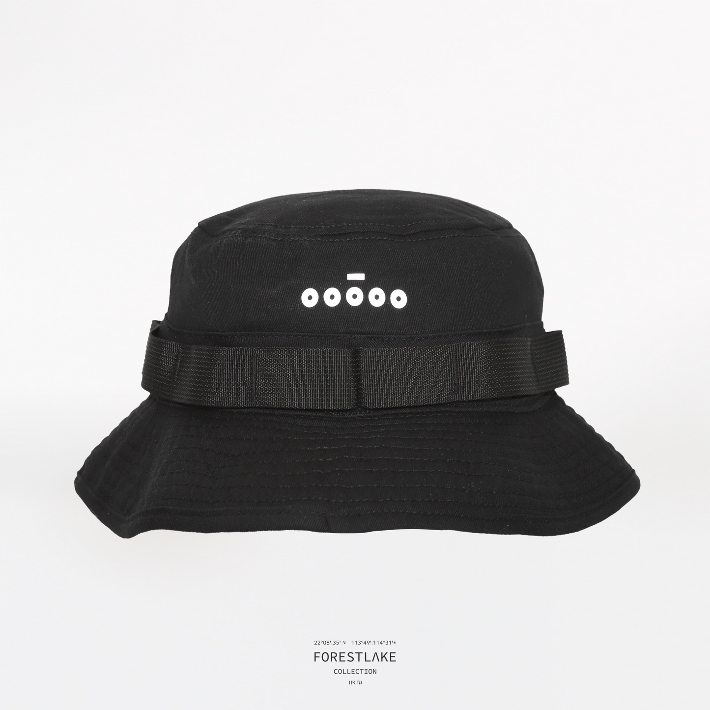 FL Co-Label 機能漁夫帽|黑