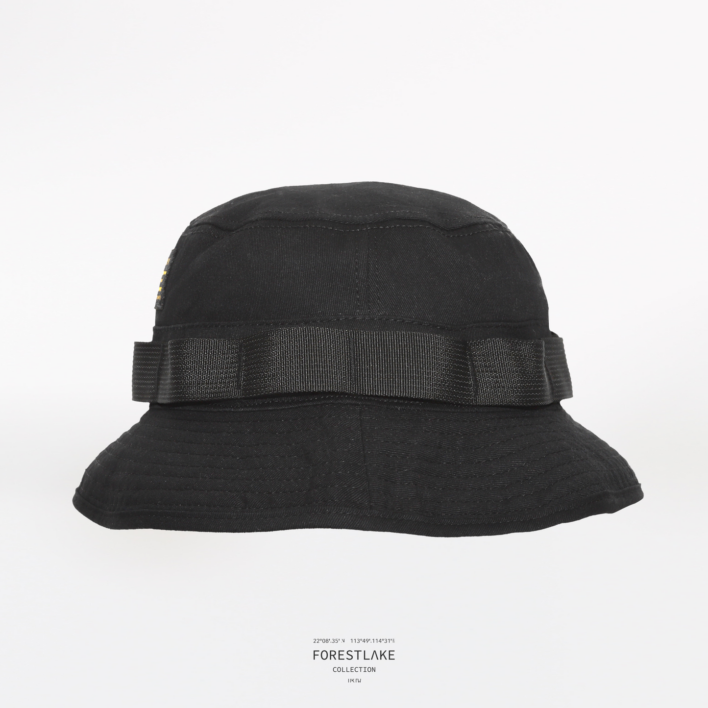 FL Co-Label 機能漁夫帽|黑