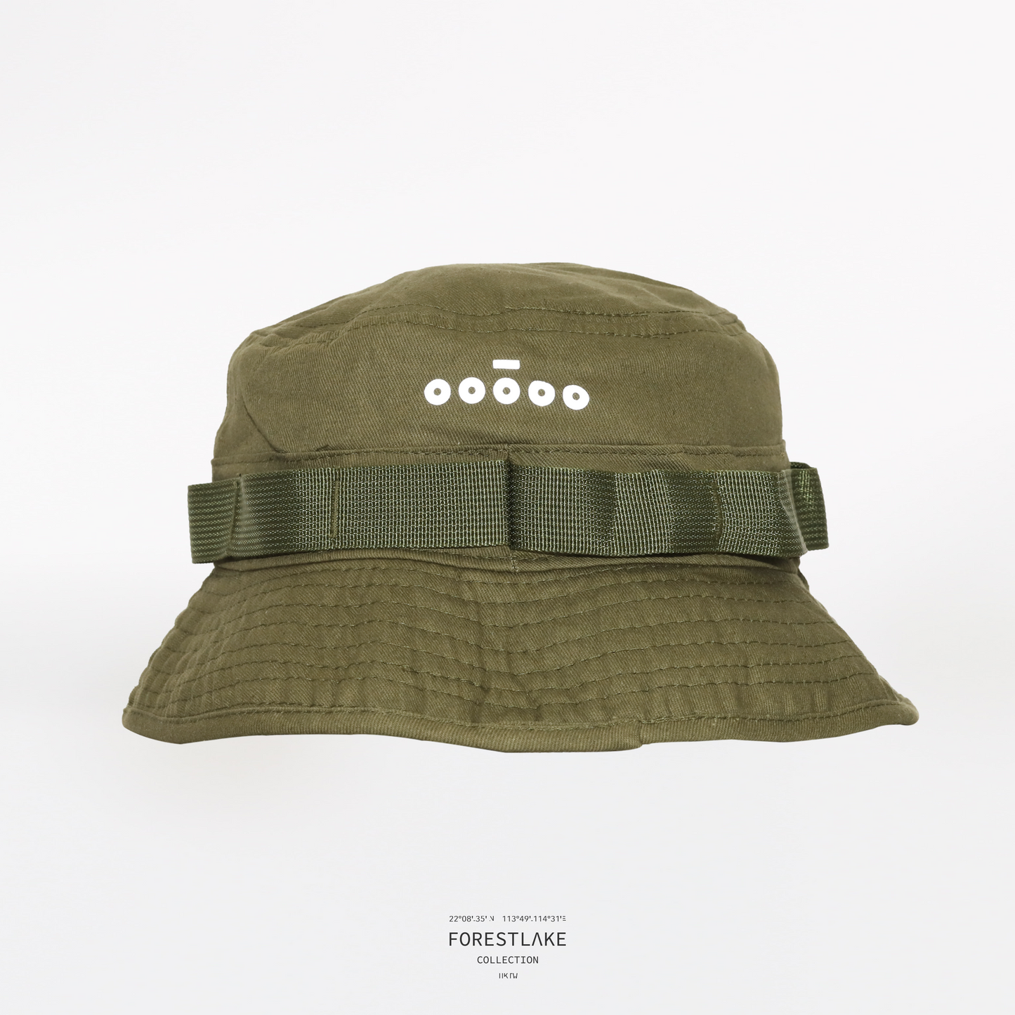 FL Co-Label 機能漁夫帽|軍綠