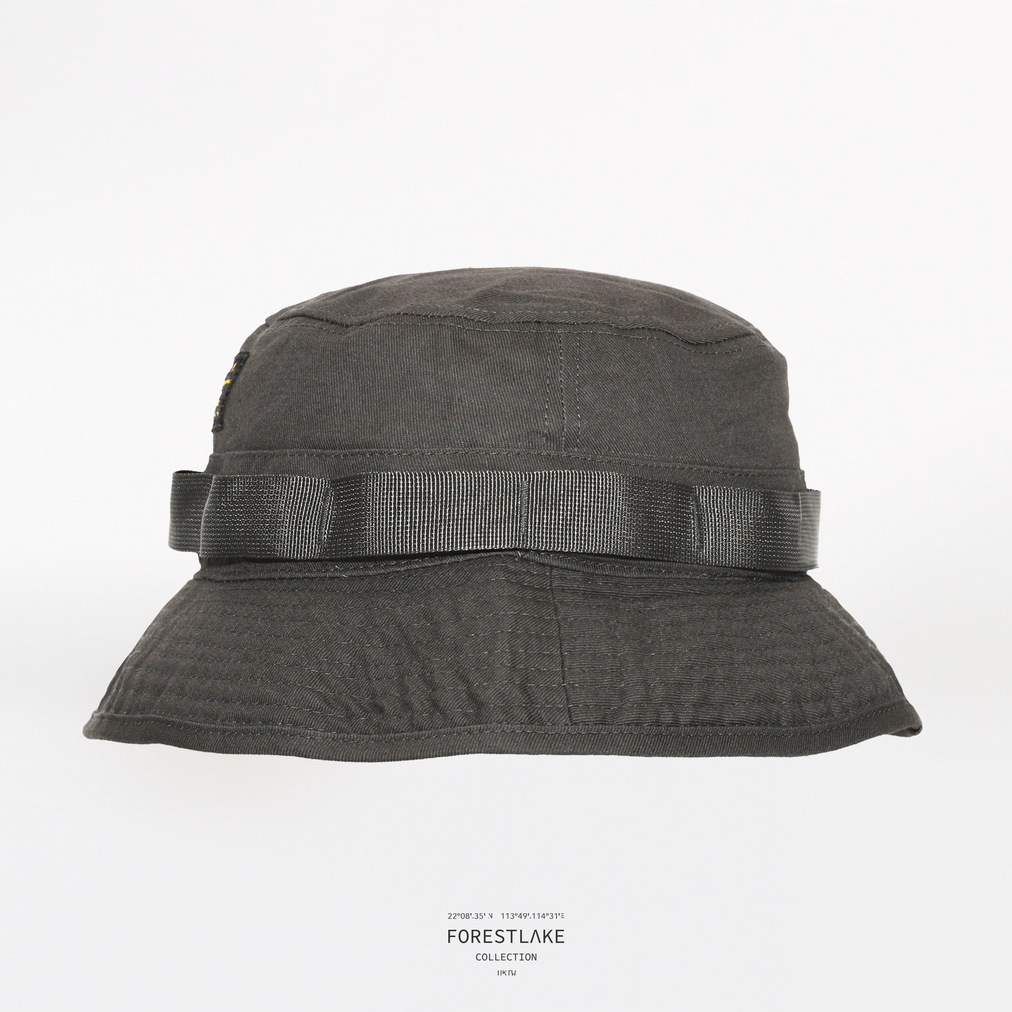 FL Co-Label 機能漁夫帽|灰