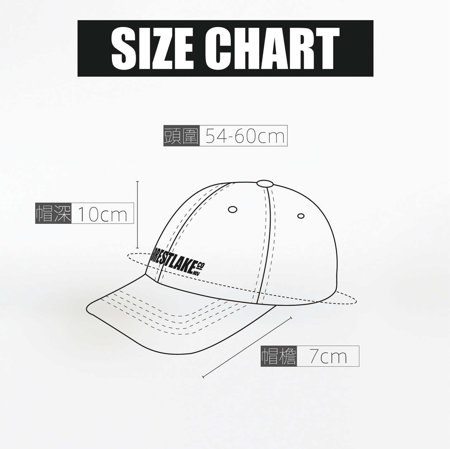 Reflective LionRock Cap | COTTON | BLACK