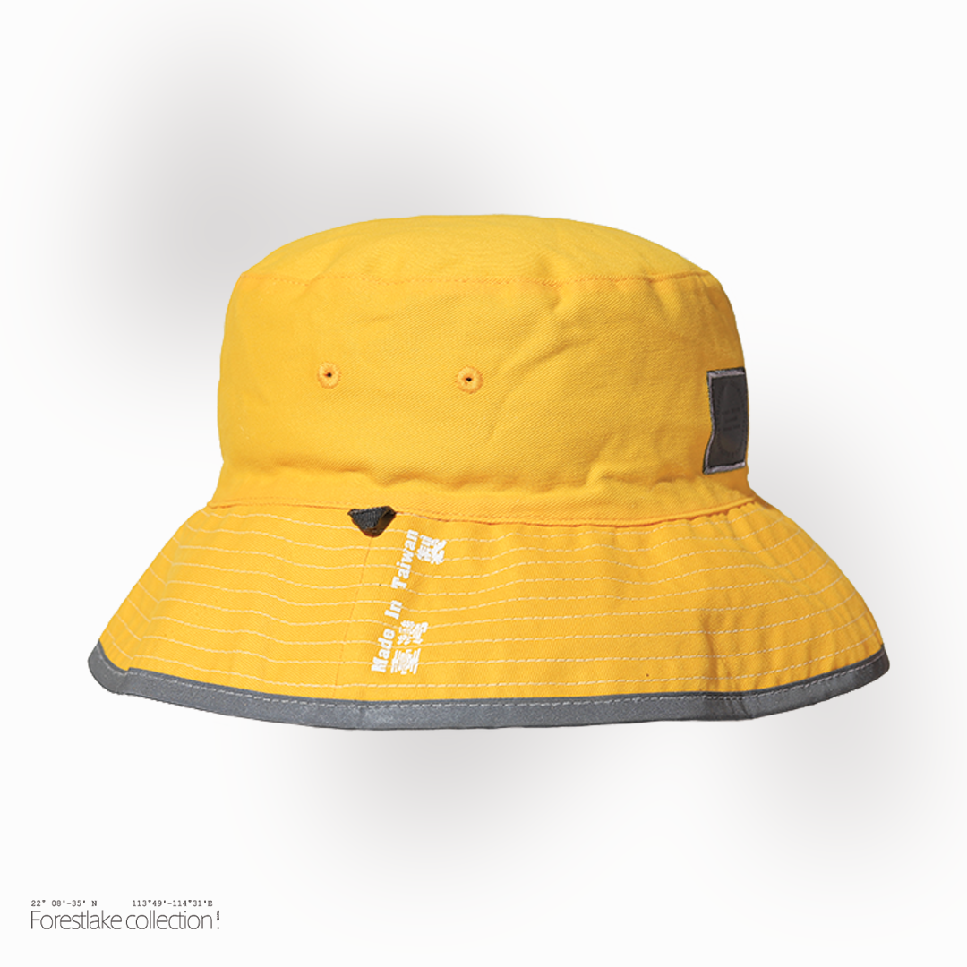 香港座標|漁夫帽|雙面 【olive-yellow】