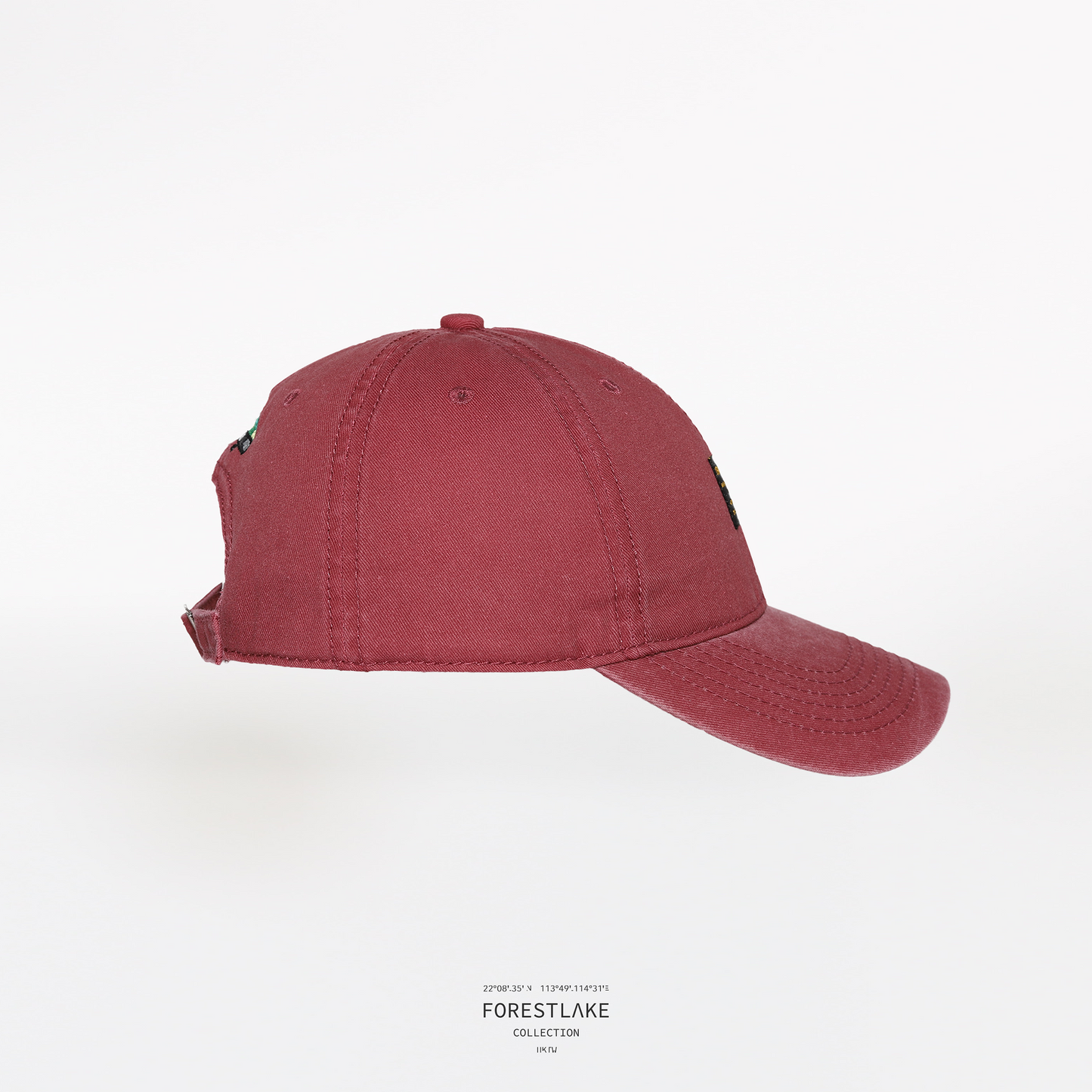 PIXEL LIONROCK CAP | 水洗紅