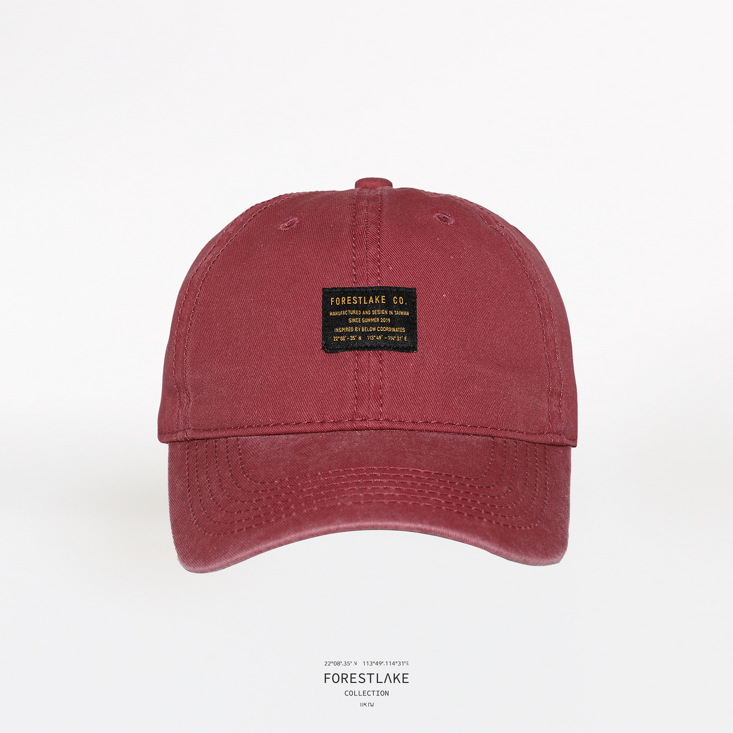 PIXEL LIONROCK CAP | 水洗紅