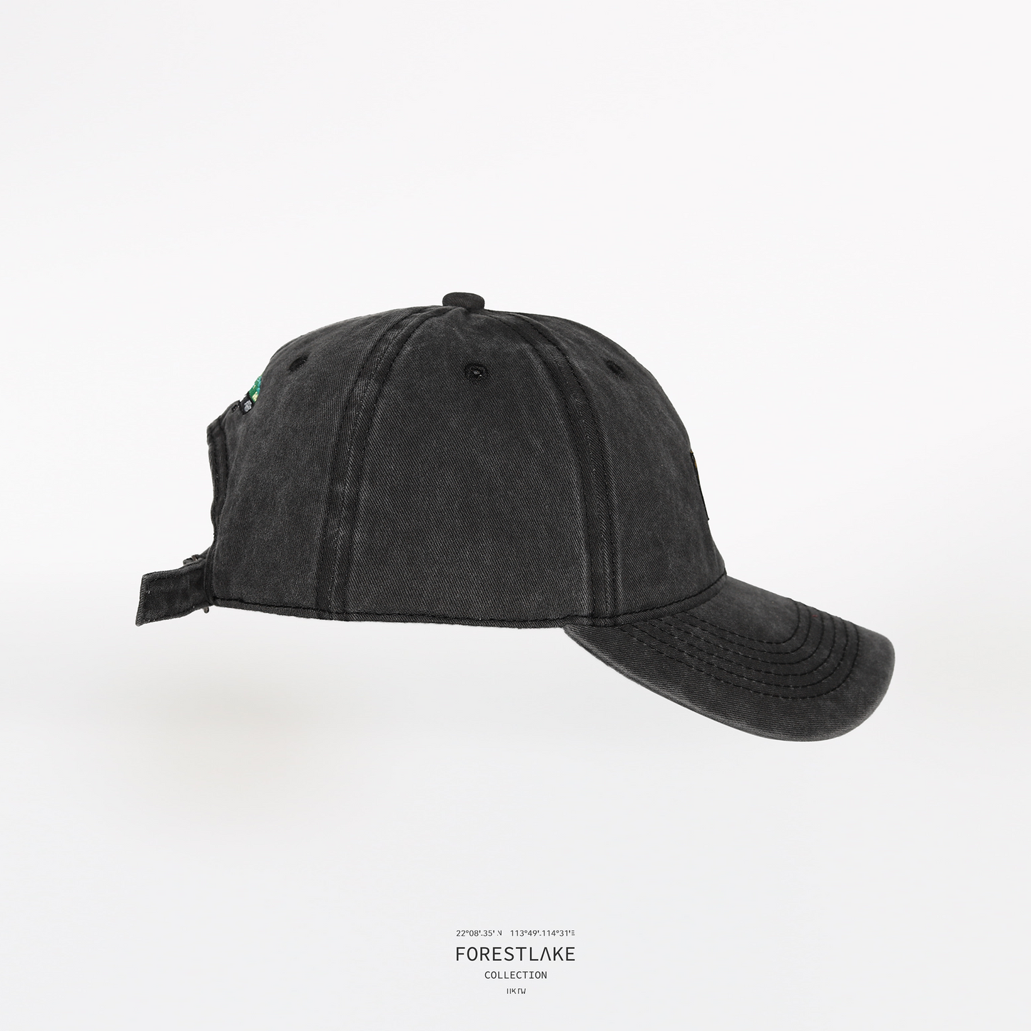 PIXEL LIONROCK CAP | 水洗黑