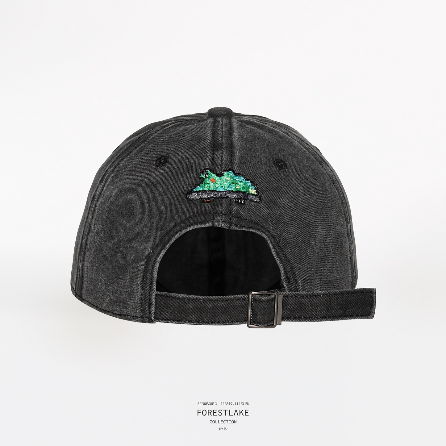 PIXEL LIONROCK CAP | 水洗黑