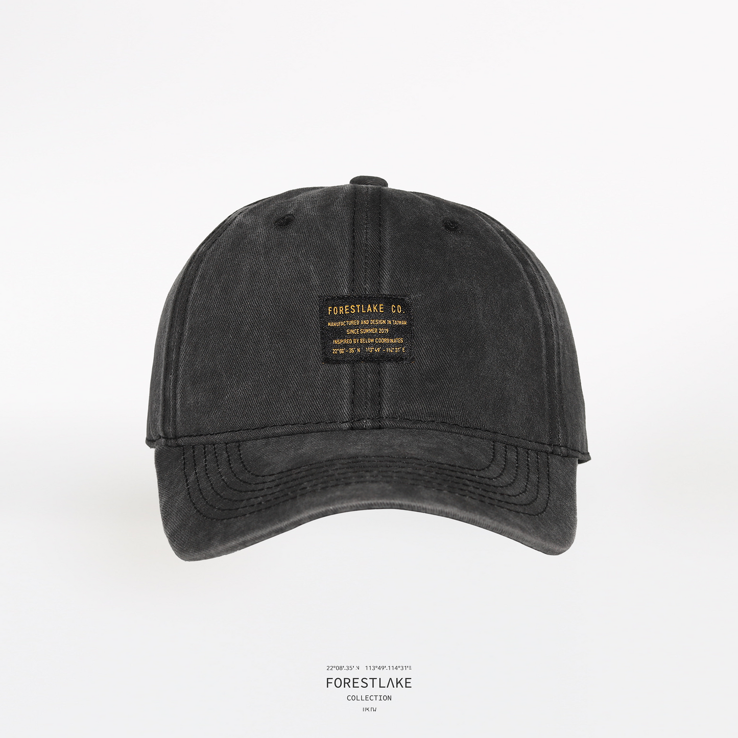 PIXEL LIONROCK CAP | 水洗黑